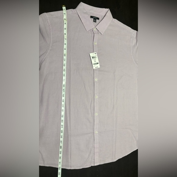 🔥🔥Alfani Men Short Sleeved Button Down Shirt Size: XL 🔥🔥 - Picture 8 of 8